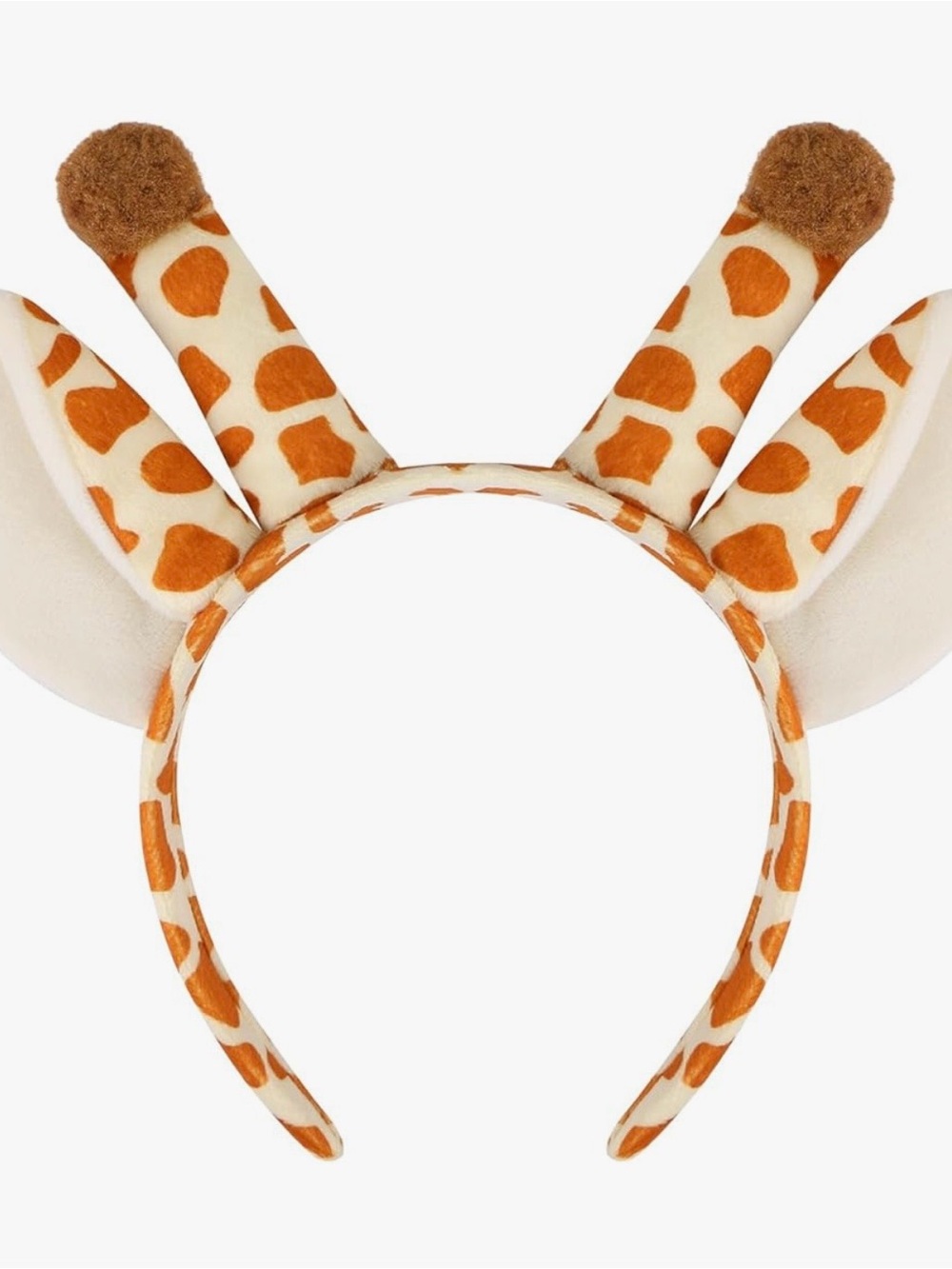 Giraffe Costume!🦒🧡👯‍♀️ Long Sleeve Dress with Ears Headband - Picture 4 of 11